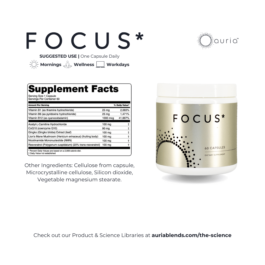 Focus Supplement Facts & Suggested Use