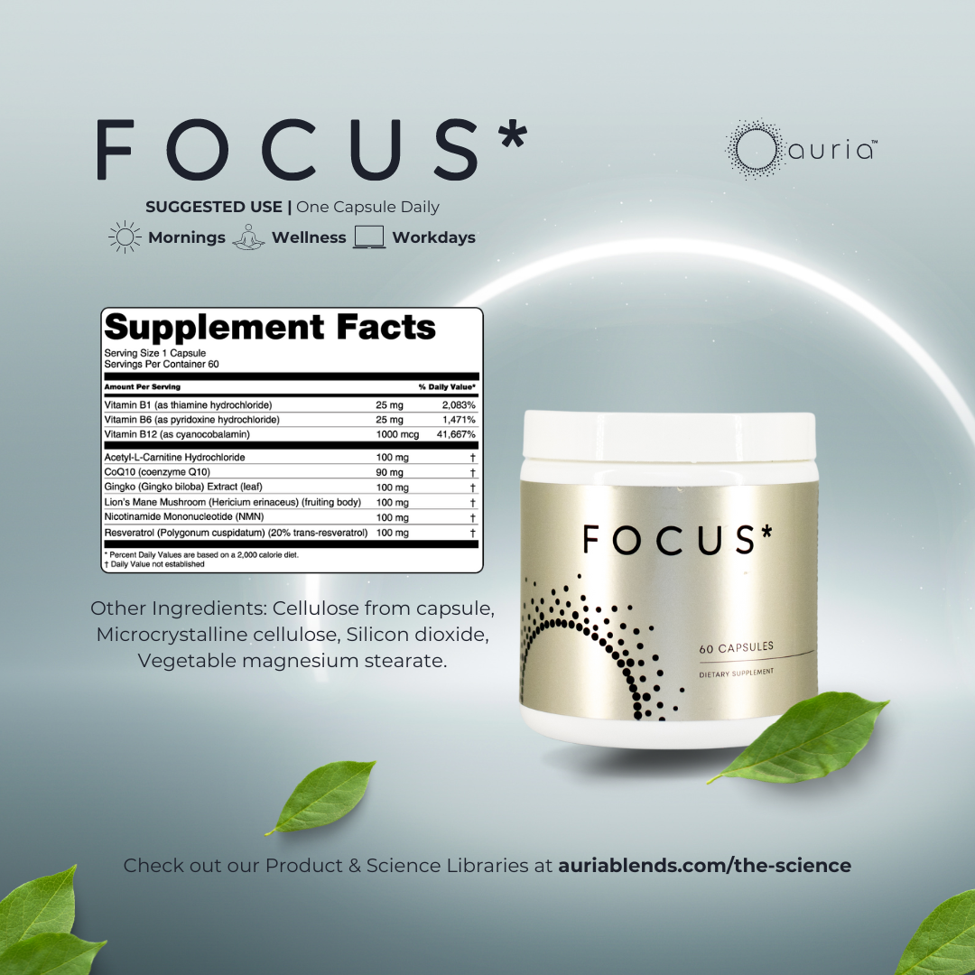 Focus Supplement Facts & Suggested Use